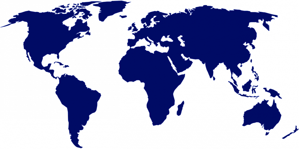 Weltkarte mit den Exportmärkten der Condor GmbH