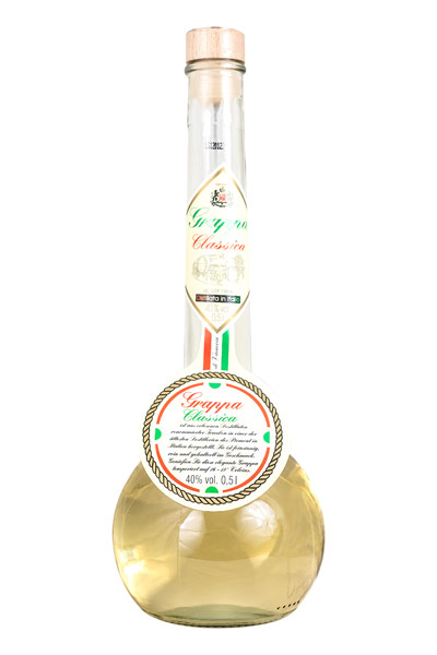 Grappa Classica – Marone braun in der Kugelflasche