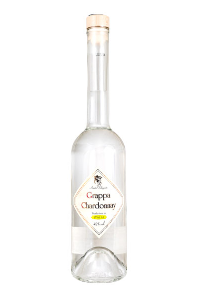 Grappa Di Chardonnay in der Operaflasche