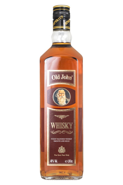 Whisky Old John Achtkantflasche