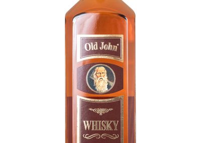 Whisky Old John Achtkantflasche